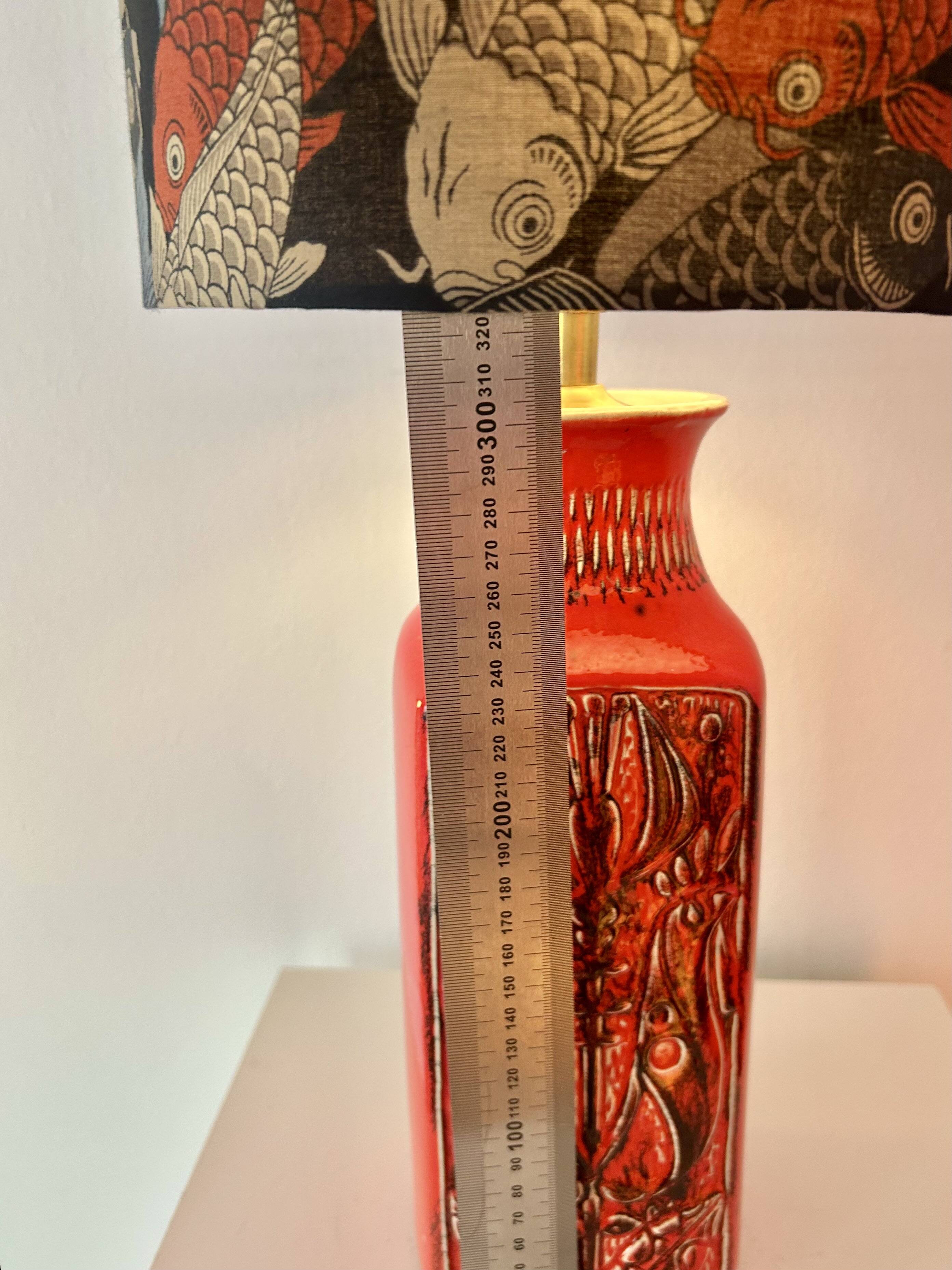 Table lamp from the 1960s, vase Bay - Bodo Mans