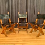 Set of three Bram Sprij chairs, the Netherlands, 1960s