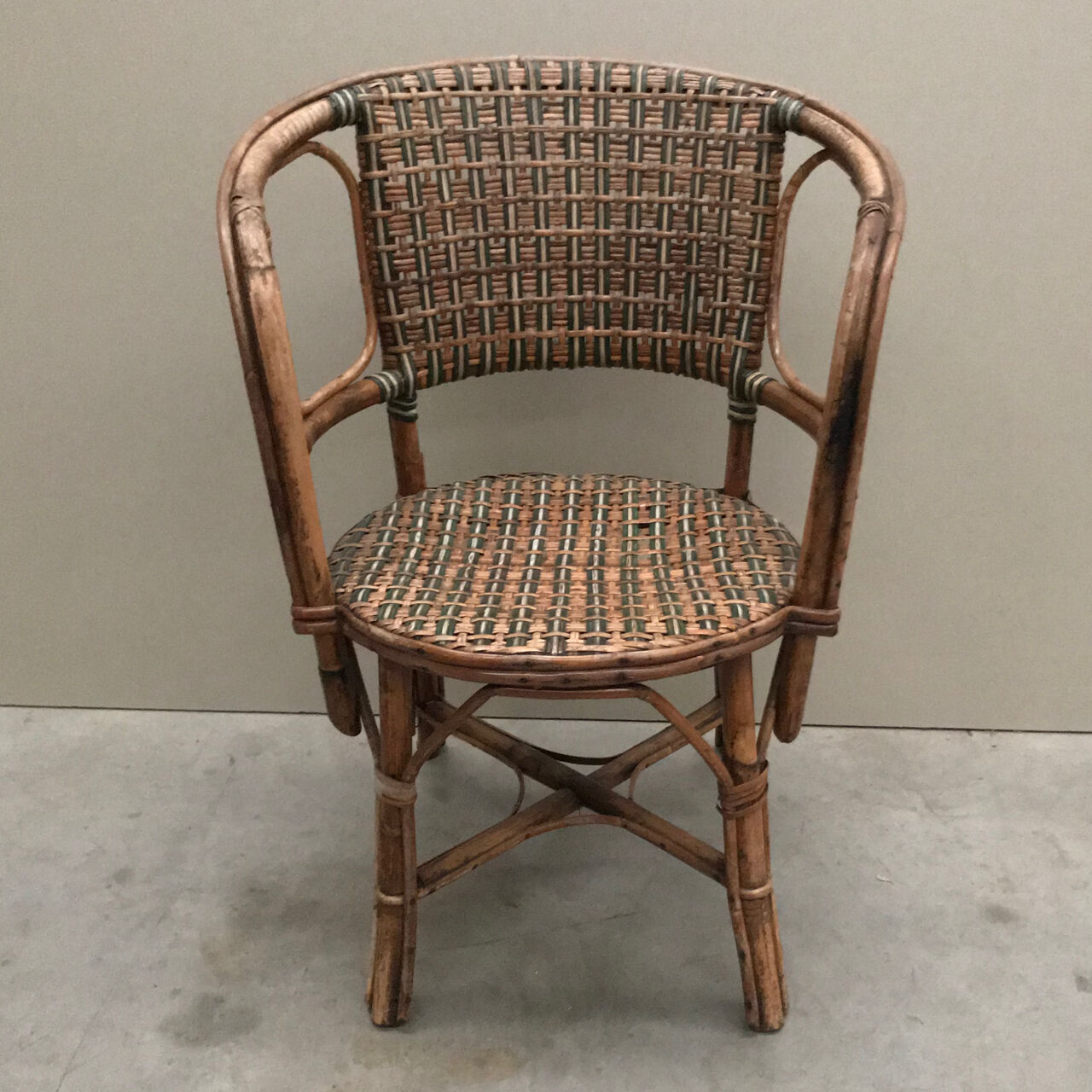 Fauteuil pour enfant en bambou - années 1930