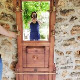 Vintage wardrobe door canna