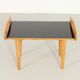 French side table in oak with large handles, 1950s.
