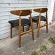 (Lot) 2 Compass Leg Scandinavian Style Chairs
