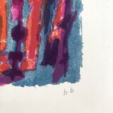 Honoré-marius bérard, gloria, 1950-51. original lithograph signed in pencil