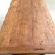 Farm table in solid cherry wood, one drawer, 1950s.