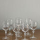 8 crystal stem glasses model Lude