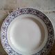 Assorted eight old plates of Badonviller and Mill of Wolves