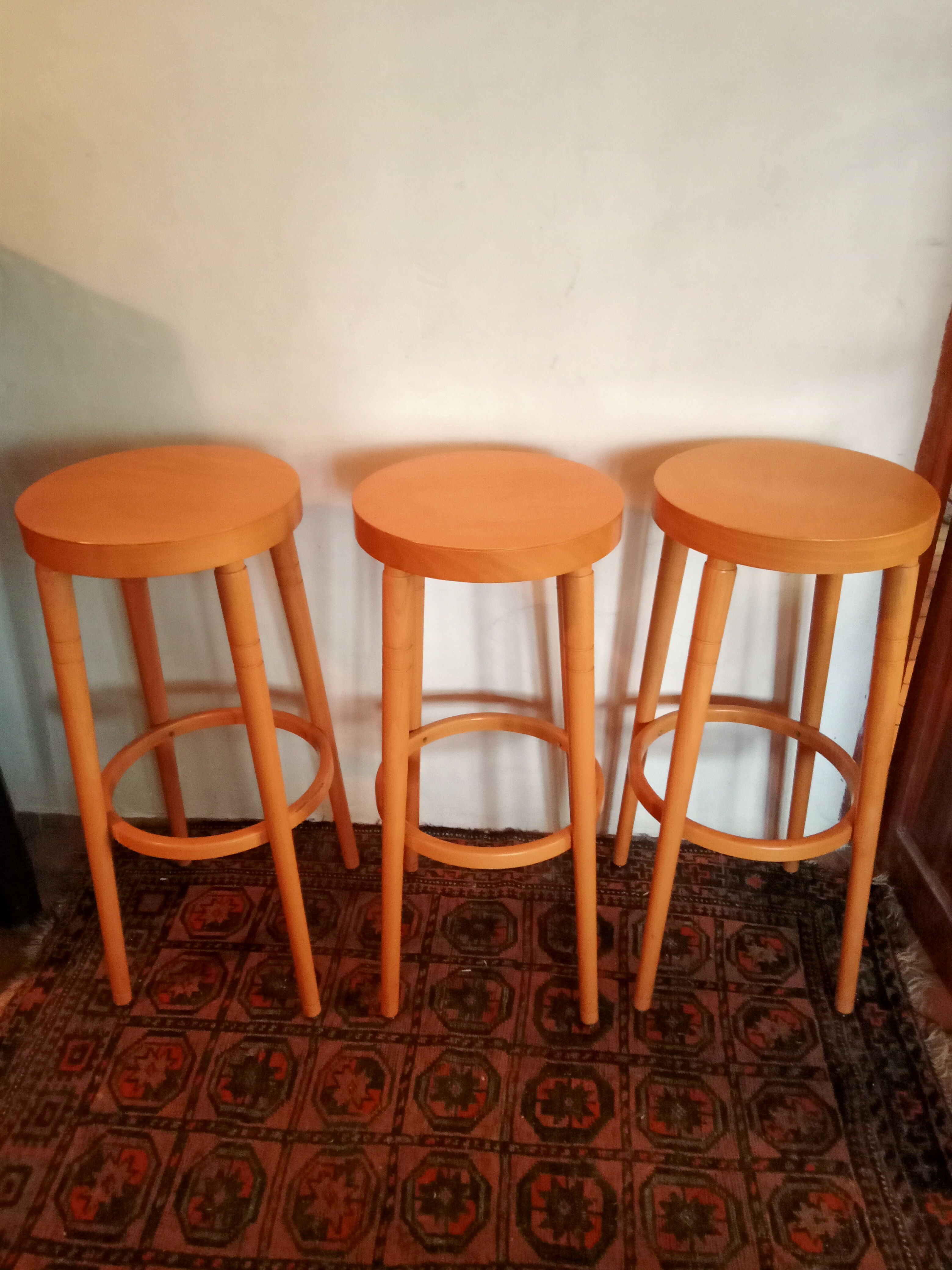 Trio of bar stools