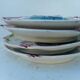Set of four artichoke plates in earthenware