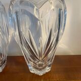 Pair of crystal vases