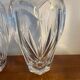 Pair of crystal vases