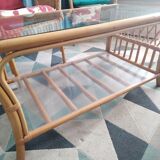 Rattan coffee table