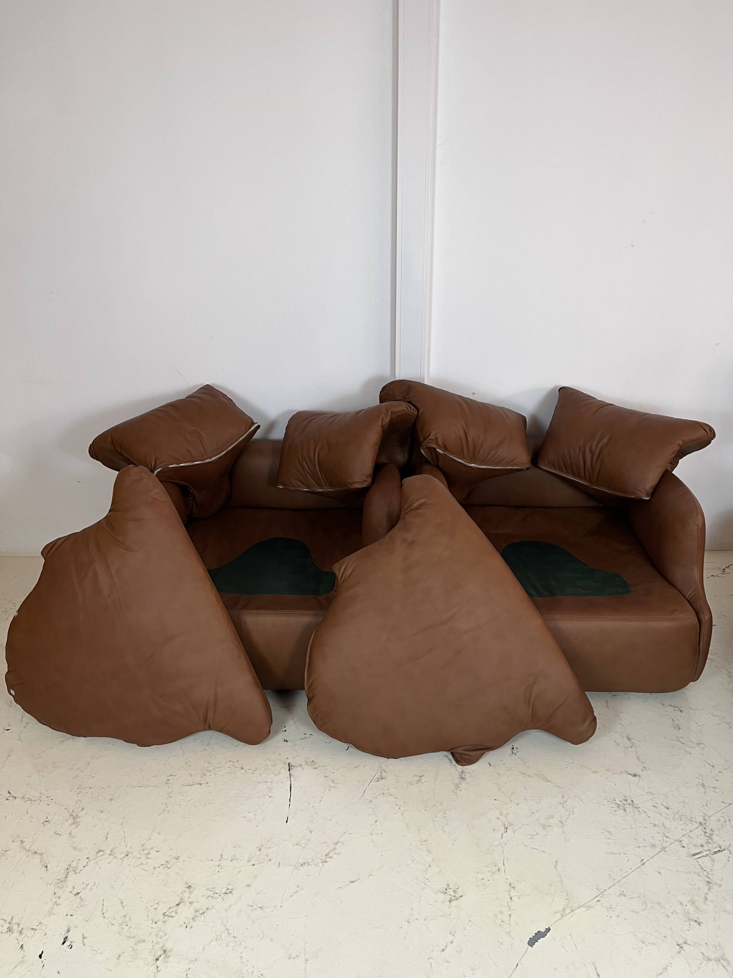 Chaises longues et canapé Confidential par Alberto Rosselli, ensemble de 3