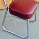 Office chairs in burgundy skaï 50s