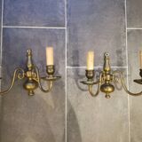 Old bronze sconces 2 lights