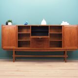 Teak highboard, Danish design, 1960s, production: Denmark