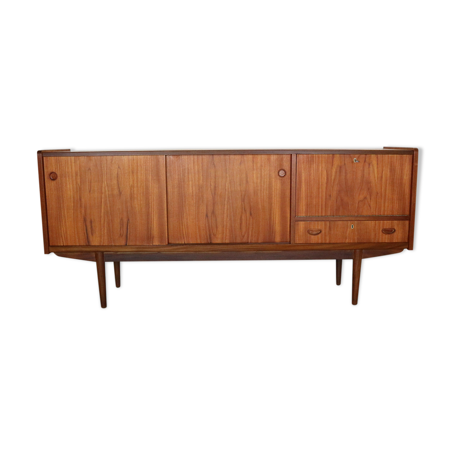 Scandinavian modern teak sideboard 1960's Denmark