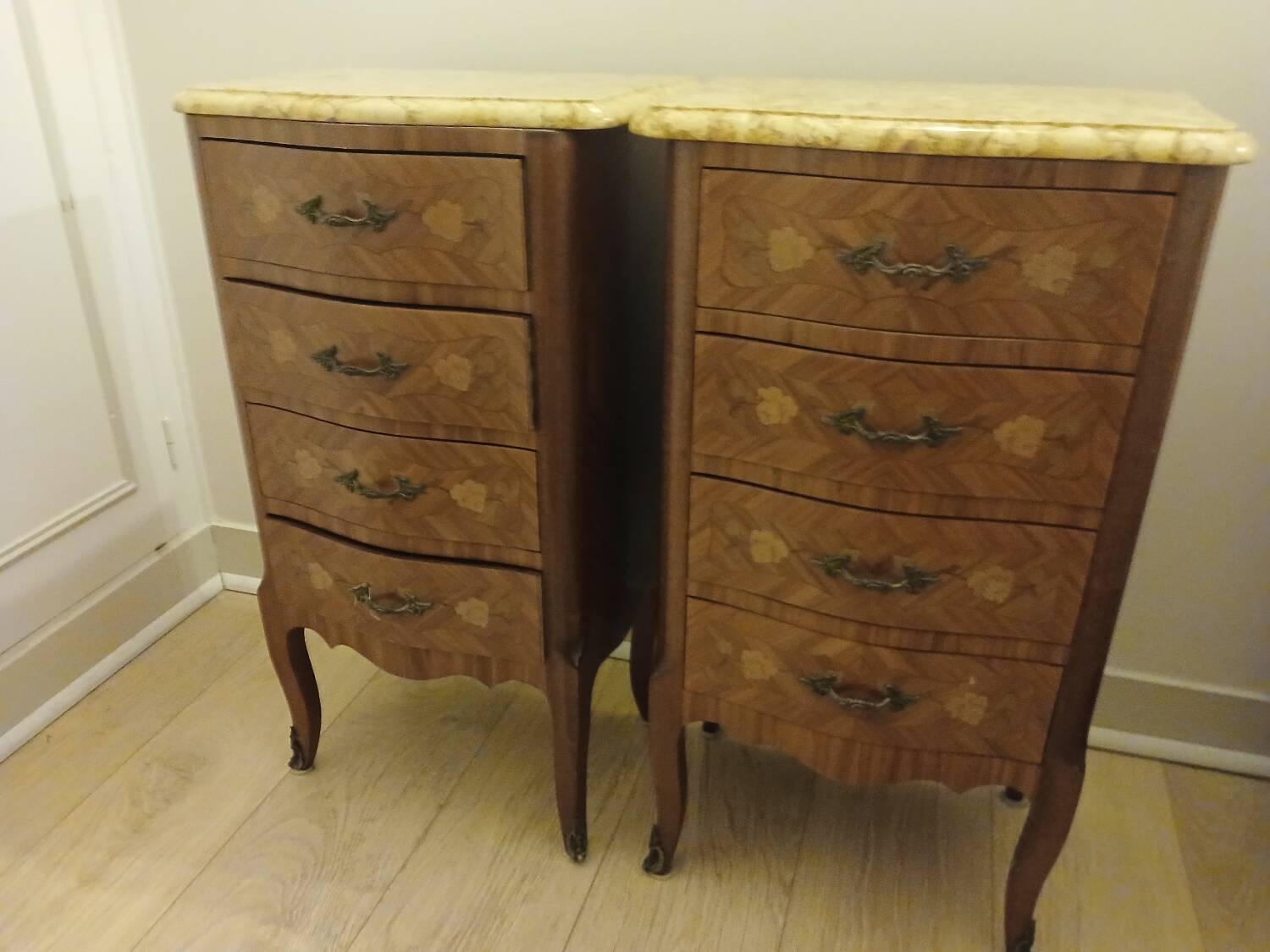 Pair of Louis XV style week drawers