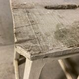 Wooden workshop stool