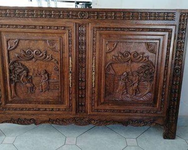 Portes de placard en bois sculpté