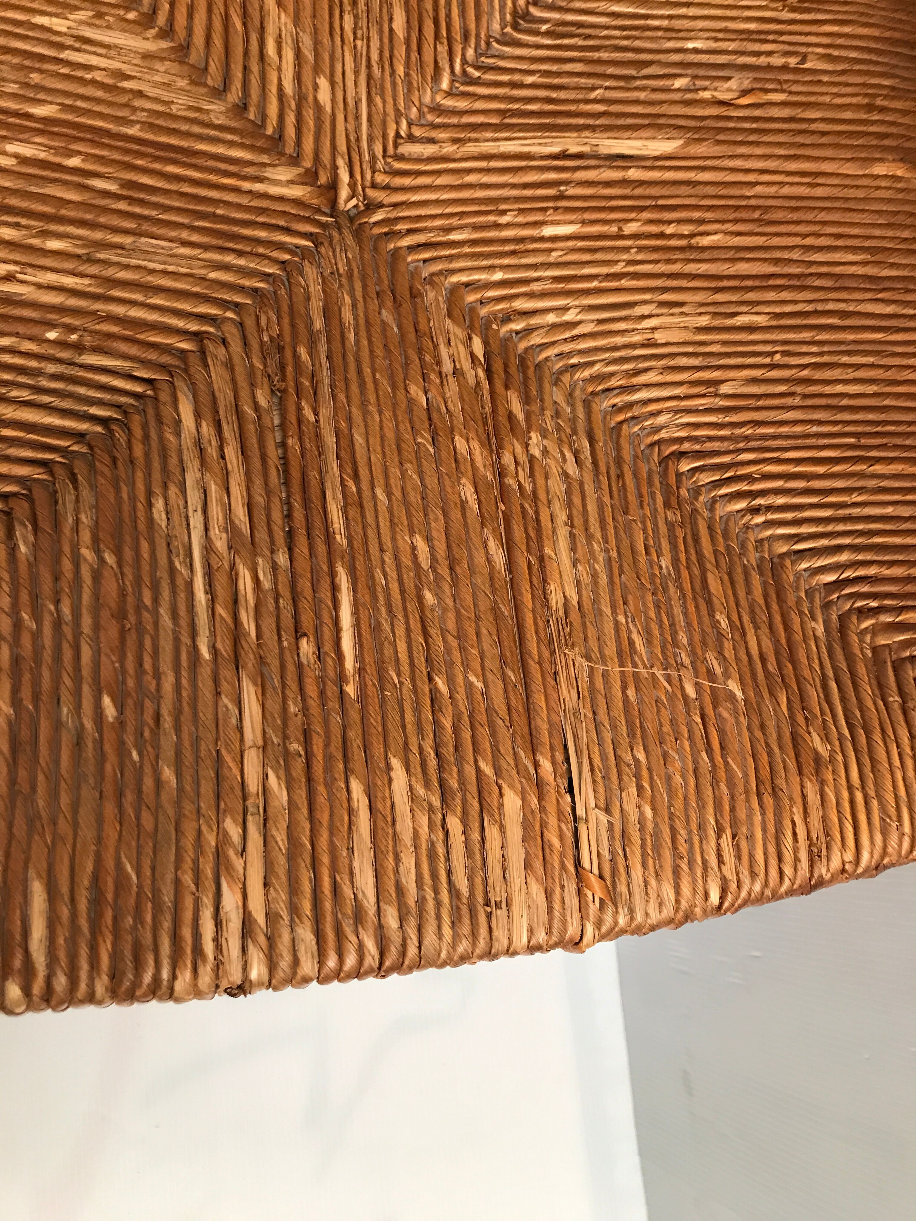 Vintage wooden corner chair turns, 50/60