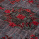 Handmade anatolian 1980s 196 cm x 302 cm red rug