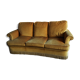 Sofa 3 places velvet mustard