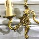 Pair Of Applique 2 Lights Bronze St Louis XV