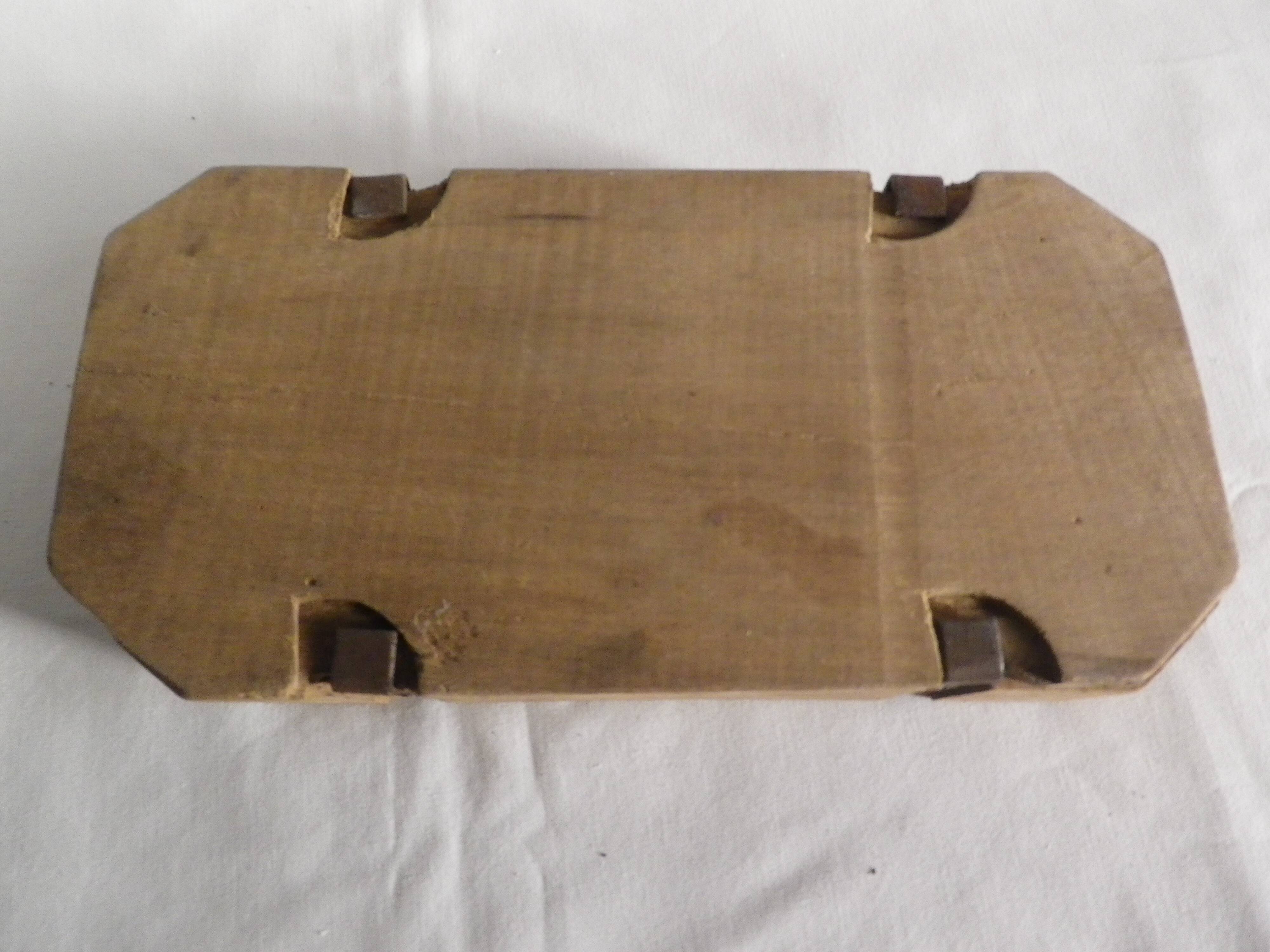 old wooden butter mold