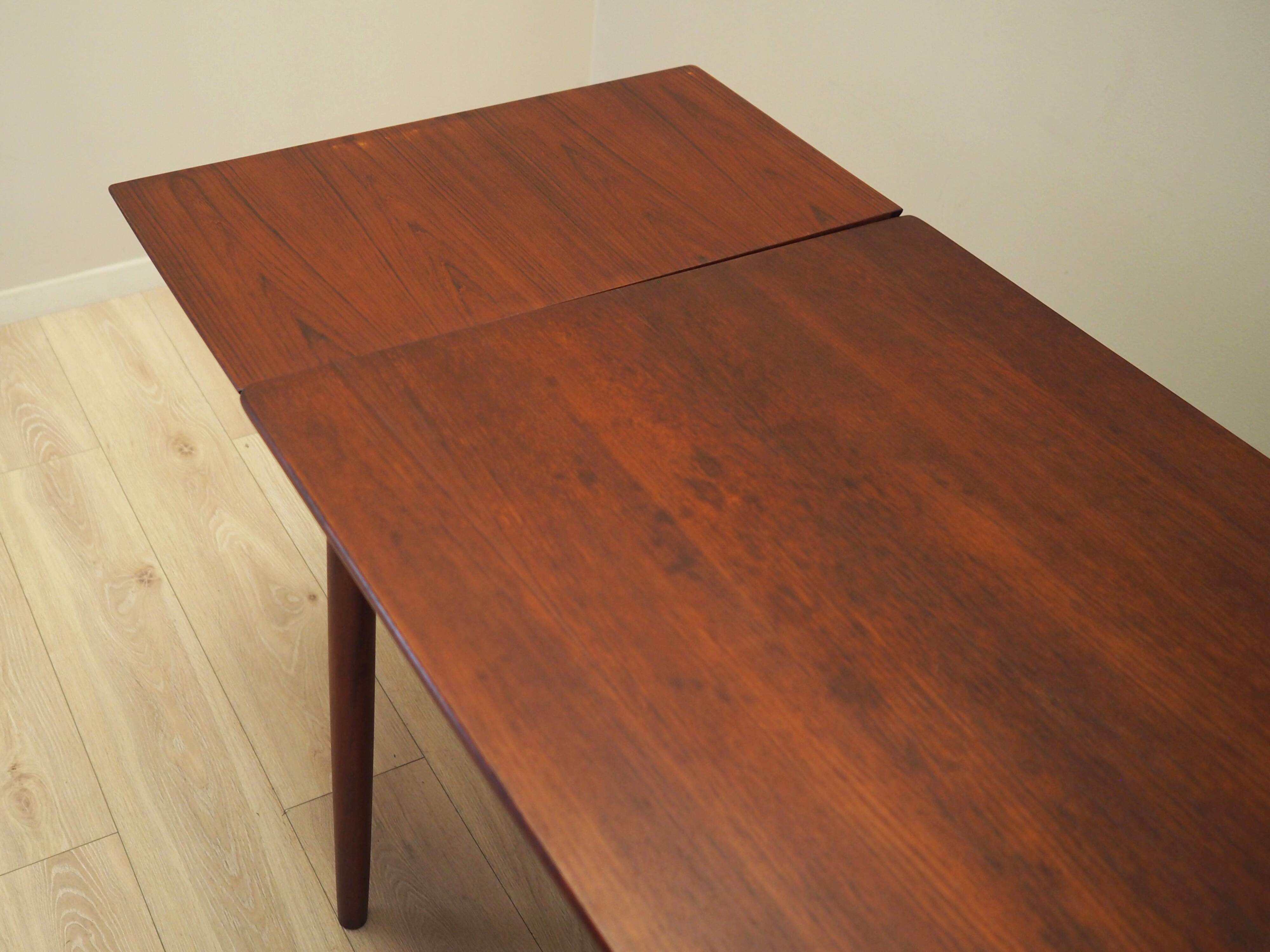 Teak table, Danish design, 1970s, production: Denmark