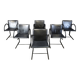 Vintage cirkel chairs by Metaform, 1980s, set of 6
