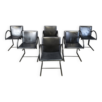 6 chaises Cirkel de Metaform, années 1980