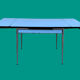 Table formica bleu Sogemap 1960