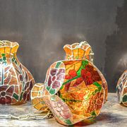 Lampe suspension pate de verre