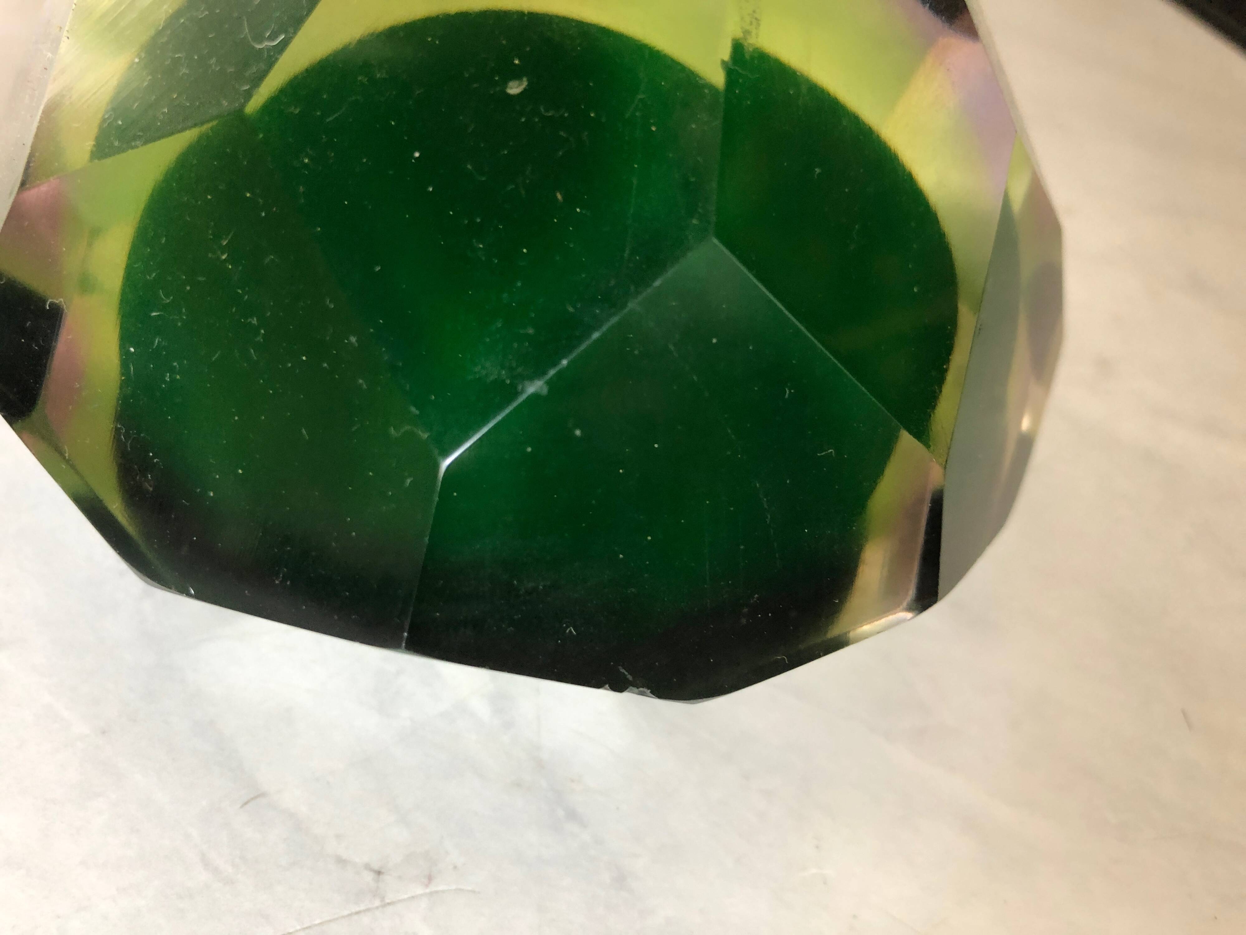 Murano/Flavio Poli Glass Ashtray, Italy c1960 Vintage design