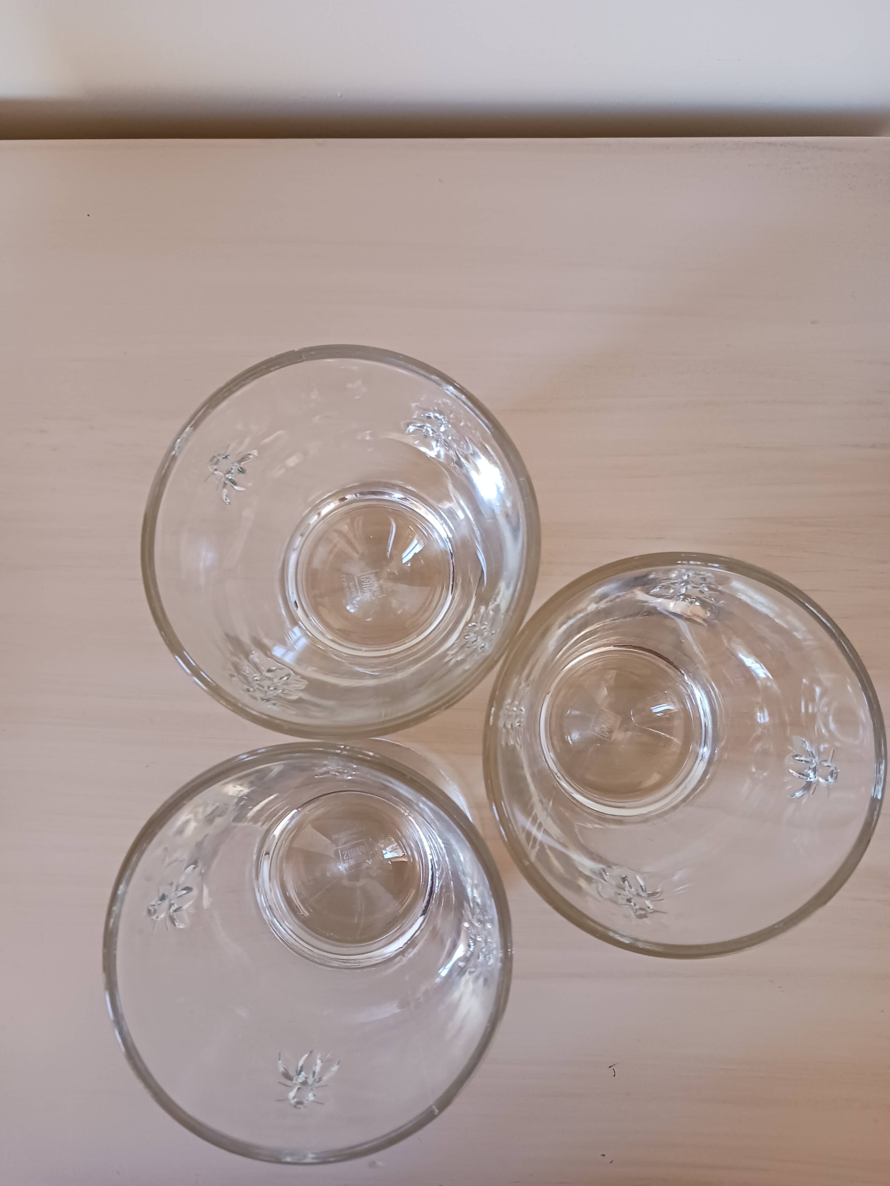 Verres à eau La Rochère, pour Paris Musées
