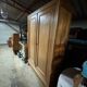 Parisian oak cabinet with pegs