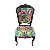 Street art noire chair