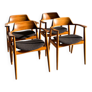 4 fauteuils modèle 411