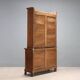Antique walnut display cabinet, Italy, 19th century