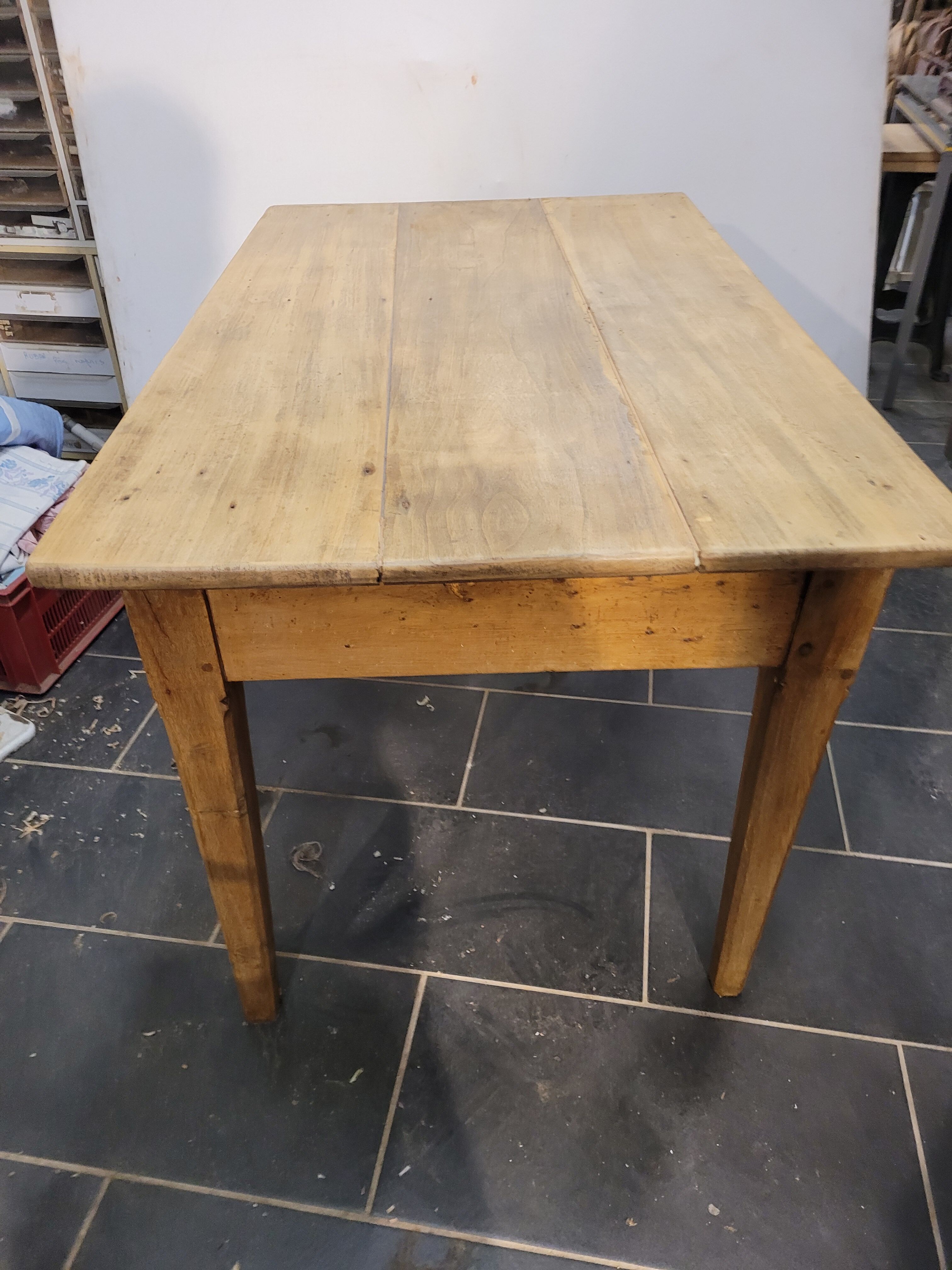 Old farmhouse table