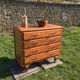 1950 vintage chest of drawers in gilded oak