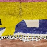 Handmade wool berber rug 250 x 150 cm