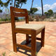 Chaises en ormes massif circa 70