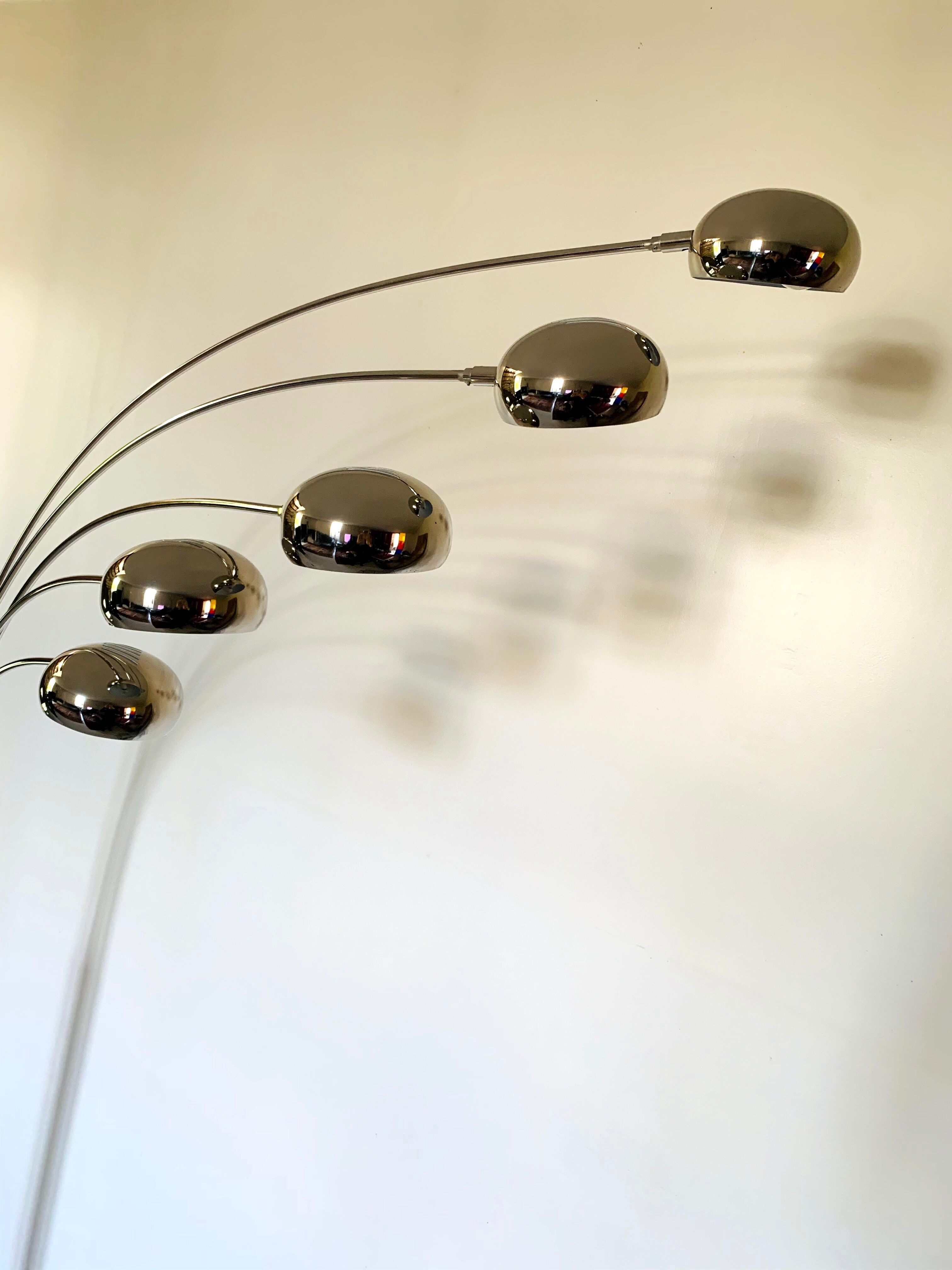 Lampadaire muguet 5 bras