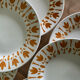 6 assiettes vintage tulipes sarreguemines