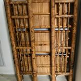 Vintage bamboo shelf 80cm