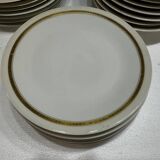 A. Vignaud-Limoges-France- Service 18 Pcs Greek Frieze Gilded