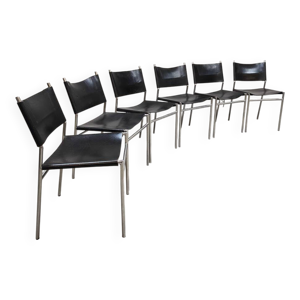 Chaises de salle à manger - cuir