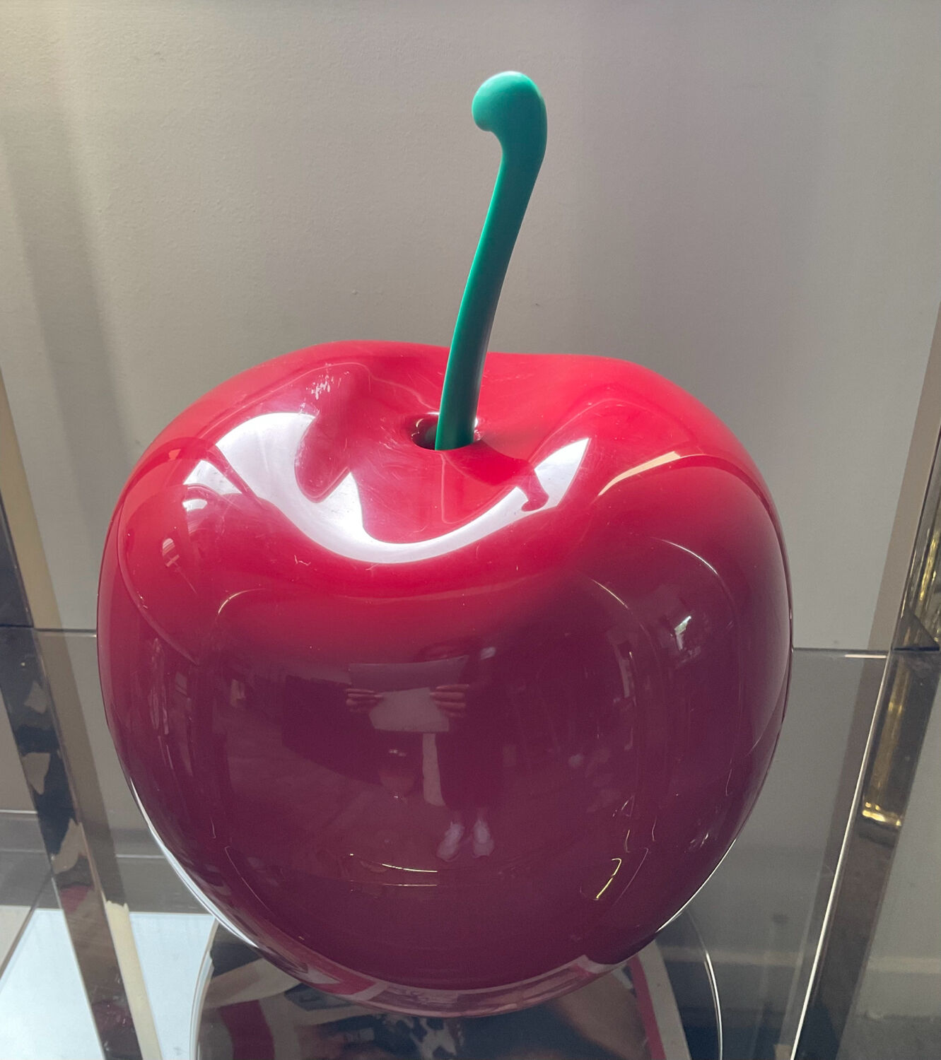 Vintage apple plastic ice bucket 80s