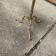 Table d’appoint en laiton vintage